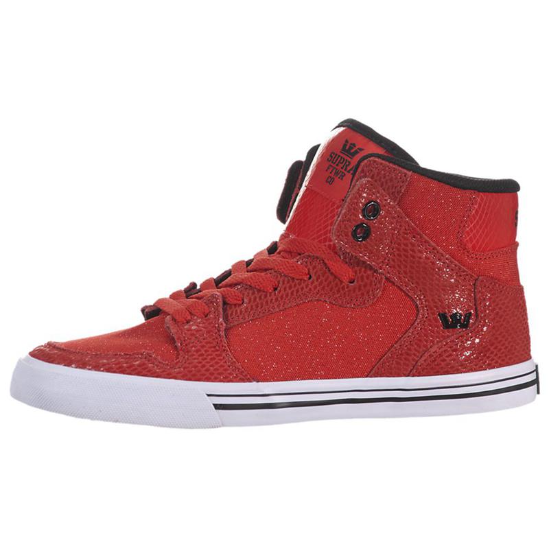 Supra VAIDER Sneaker High Damen Rot Online Bestellen CHJXF6598